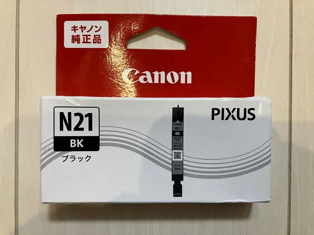 【新品・未使用】Canon PIXUS N21 BK 純正インク ブラック