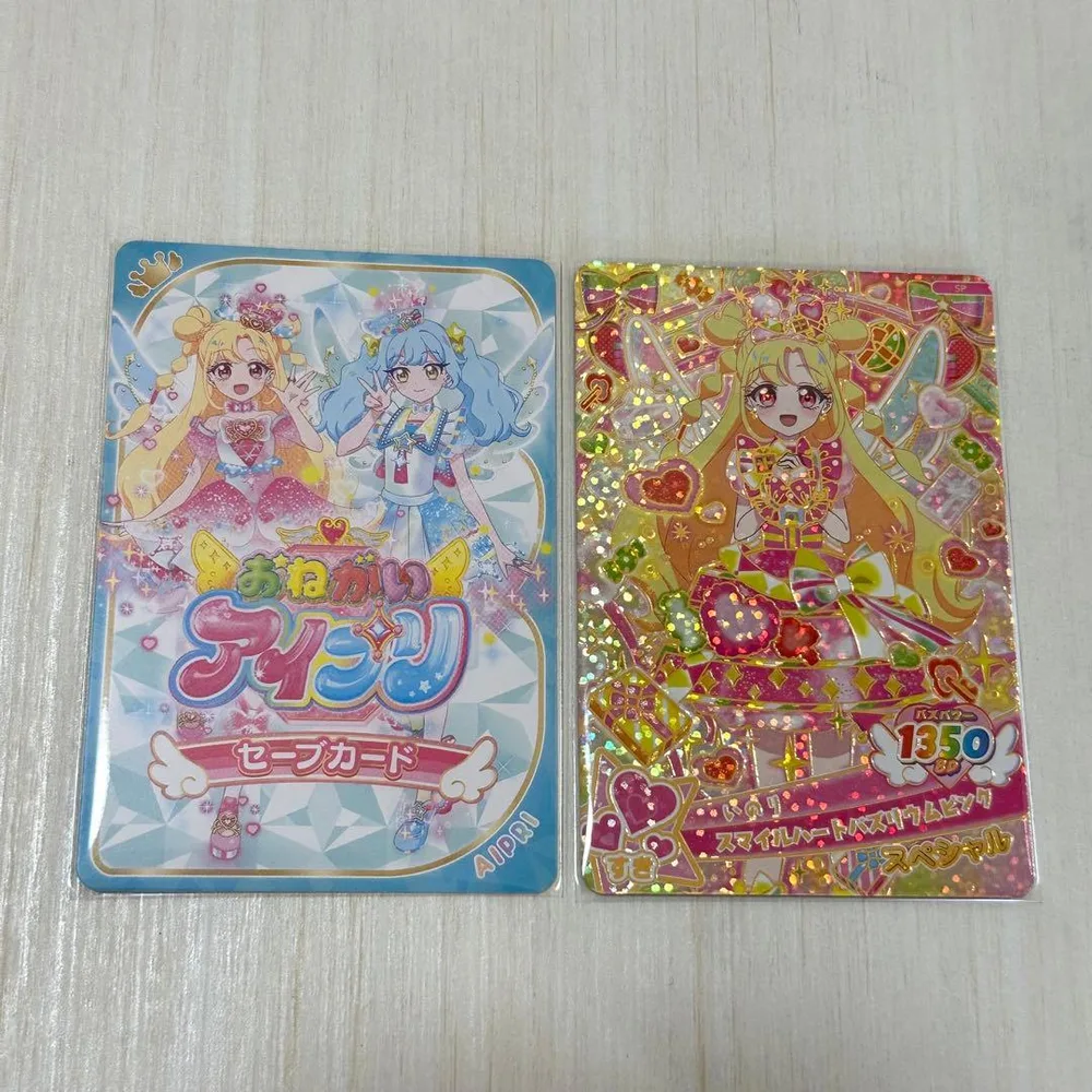 おねがいアイプリSPいのり スマイルハートバズリウムピンクSPセーブカード