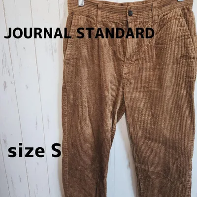 ジャーナルスタンダード コーデュロイ パンツ 茶色 ブラウン テーパード