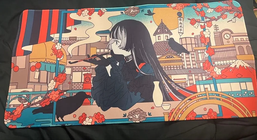 儒烏風亭らでん ホロライブ プレイマット ラバーマット