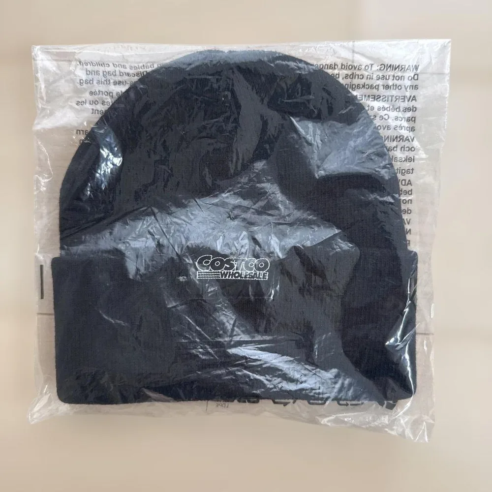 【非売品】COSTCO WHOLESALE ニット帽 ビーニー ブラック 未使用