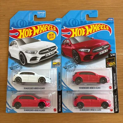 ホットウィール 19 MERCEDES-BENZ A-CLASS 4台セット