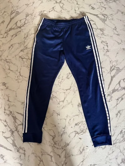 adidas トレフォイル ジョガーパンツ ネイビー XXL