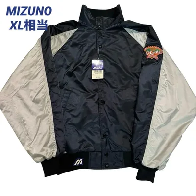 未使用 MIZUNO Mets コーチジャケット ナイロン ネイビー ミズノ