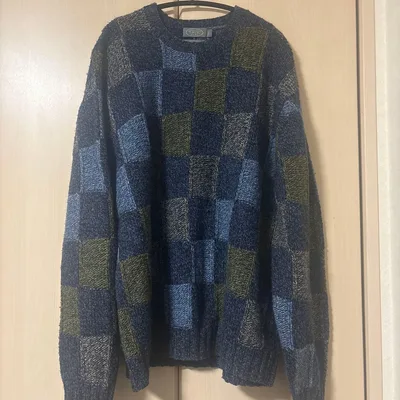 Talbots ニット セーター Lサイズ チェック柄