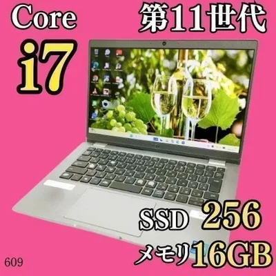 快適16GB✨️第11世代i7 SSD カメラ 小型ノートパソコン Win11