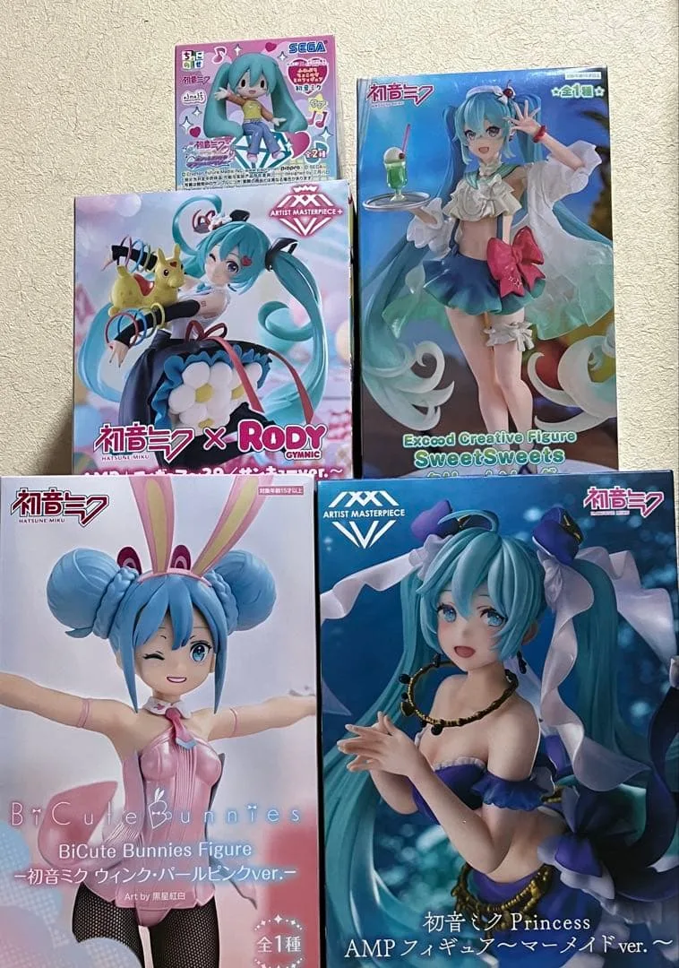 【未開封】初音ミク フィギュア 5種セット まとめ売り