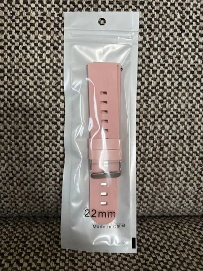 スマートウォッチ 交換用バンド 22mm ピンク