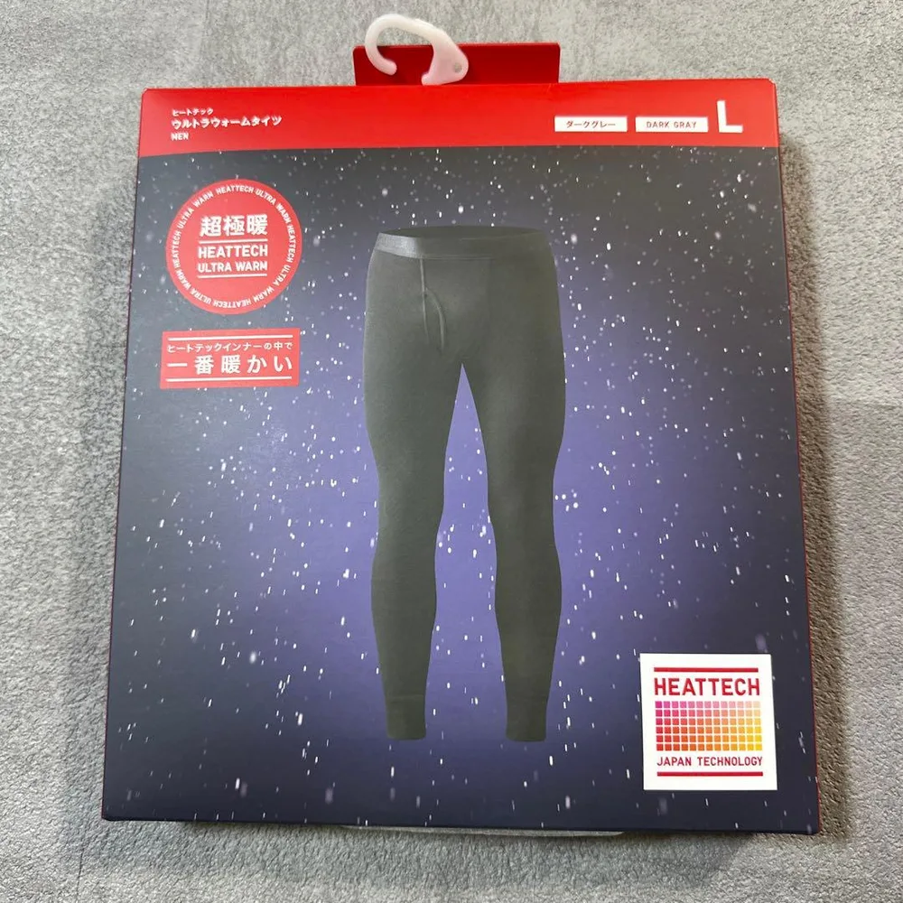 UNIQLO ヒートテック ウルトラウォームタイツ メンズ Lサイズ ブラック…