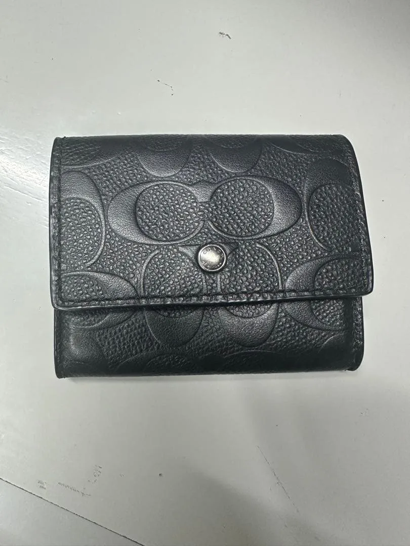 COACH シグネチャー コインケース ブラック