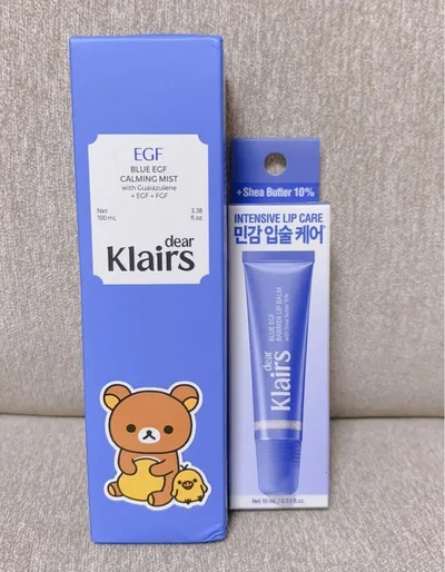 dear Klairs ブルーEGFカーミングミスト+リップバーム