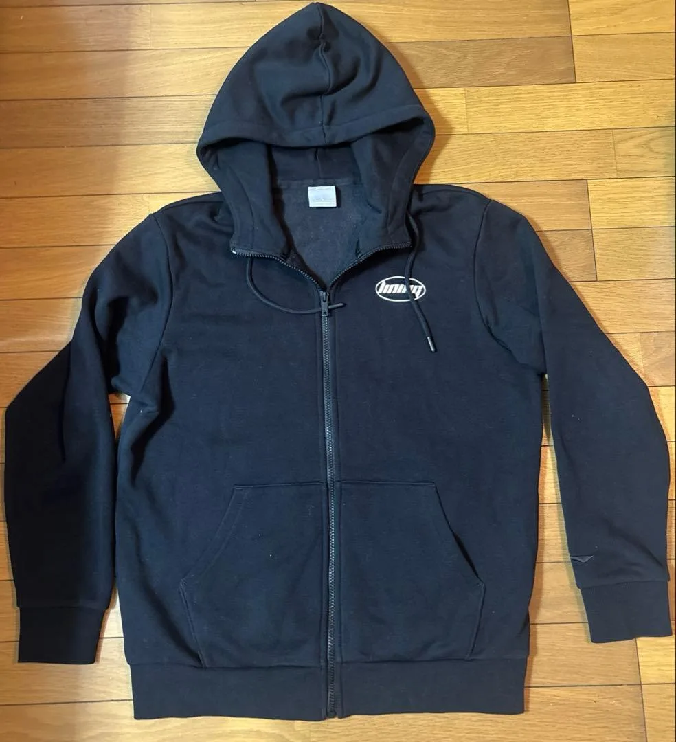 5520 LI-NING ジップアップパーカー ブラック