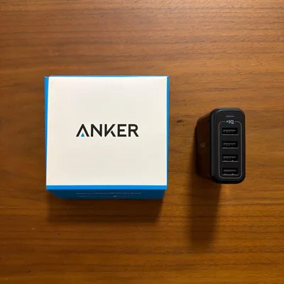 Anker PowerPort 4 40W 4ポート USB急速充電器 ブラック