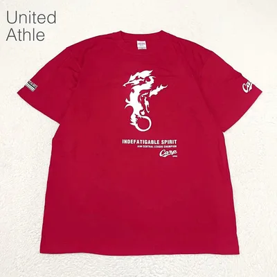 【ユナイテッドアスレ】東洋広島カープ 半袖Tシャツ 綿100 スラィリー 極美品