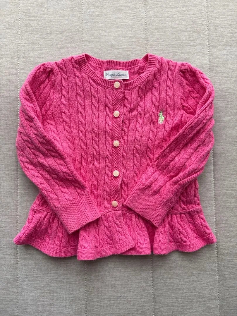 Ralph Lauren ベビー カーディガン 18M ピンク