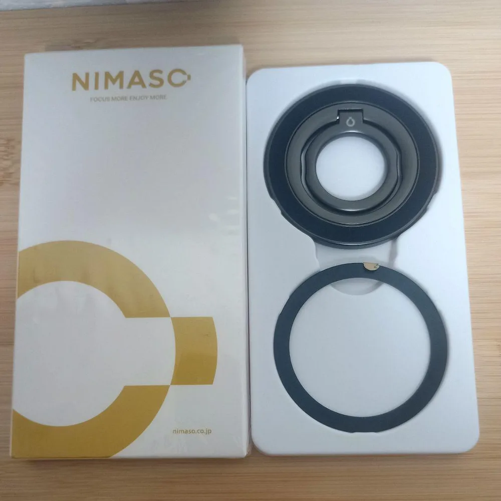 NIMASO マグネット式 スマホリング バンカーリング