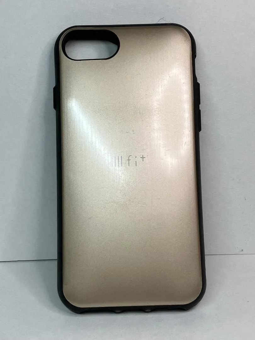 イーフィット IIIIfit iPhone SE 用 スマホケース ゴールド