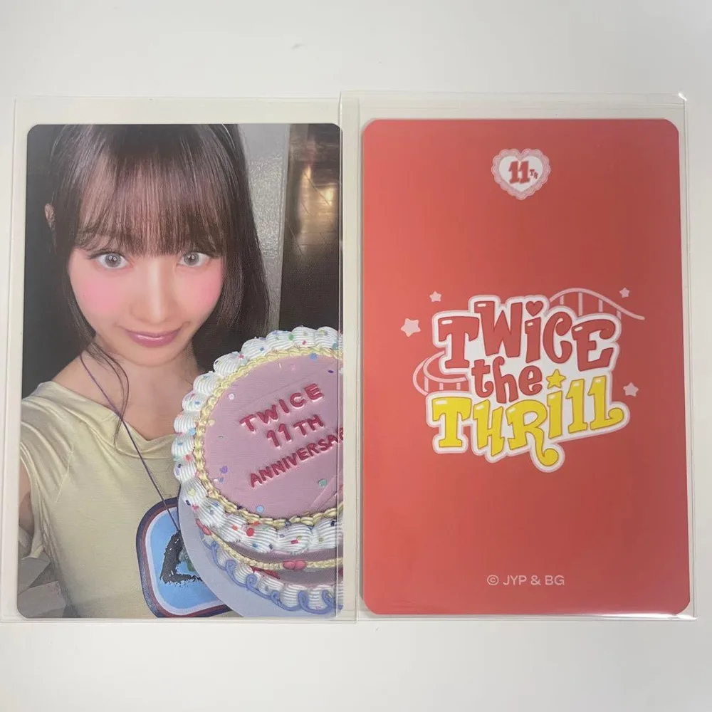 ジヒョ TWICE 韓国 ポップアップ 11周年 MD 購入特典トレカ