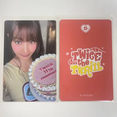 ジヒョ TWICE 韓国 ポップアップ 11周年 MD 購入特典トレカ