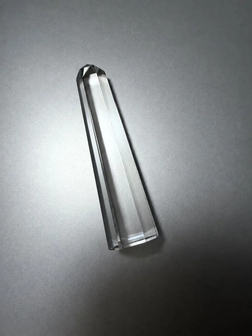 【美品】天然水晶 ポイント 六角柱 7cm 透明感あり 浄化・インテリア