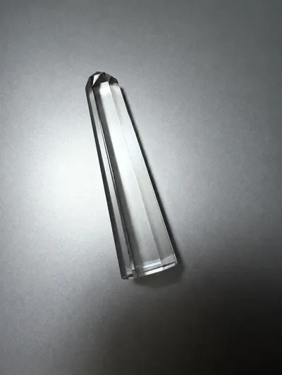 【美品】天然水晶 ポイント 六角柱 7cm 透明感あり 浄化・インテリア