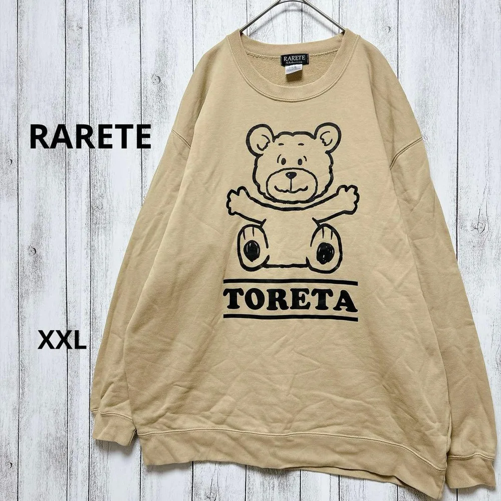 RARETE TORETA トレーナー 3L 大きいサイズ ユニセックス 綿