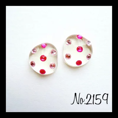 No.2159 レジンピアス レジンイヤリング ハンドメイドアクセサリー