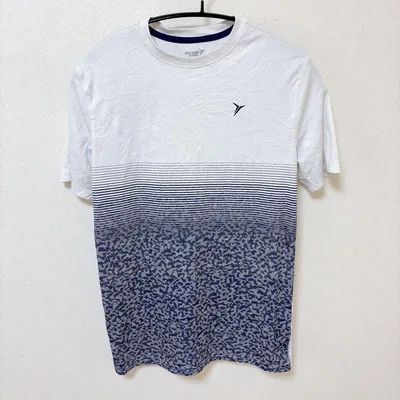 オールドネイビー グラデーションドット 幾何学 Tシャツ クルーネック 半袖