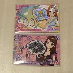 アイカツ カード クリアネスイエローアクセ ブラックシフォンカチューシャ