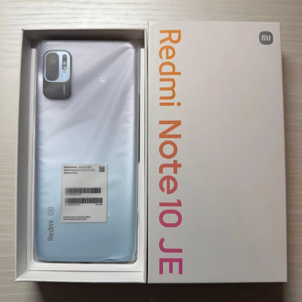 Xiaomi Redmi Note 10 JE XIG02クロームシルバー 本体