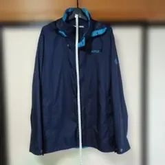 AIGLE ブルゾン パーカー ネイビー フード付き L エーグル ジャケット