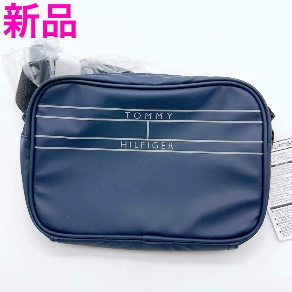 トミーヒルフィガーゴルフ ラウンドウエストバッグ ネイビー 新品 ポーチ
