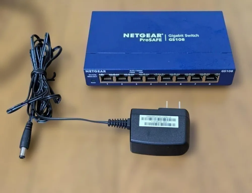NETGEAR ProSAFE GS108 ギガビットスイッチ ハブ