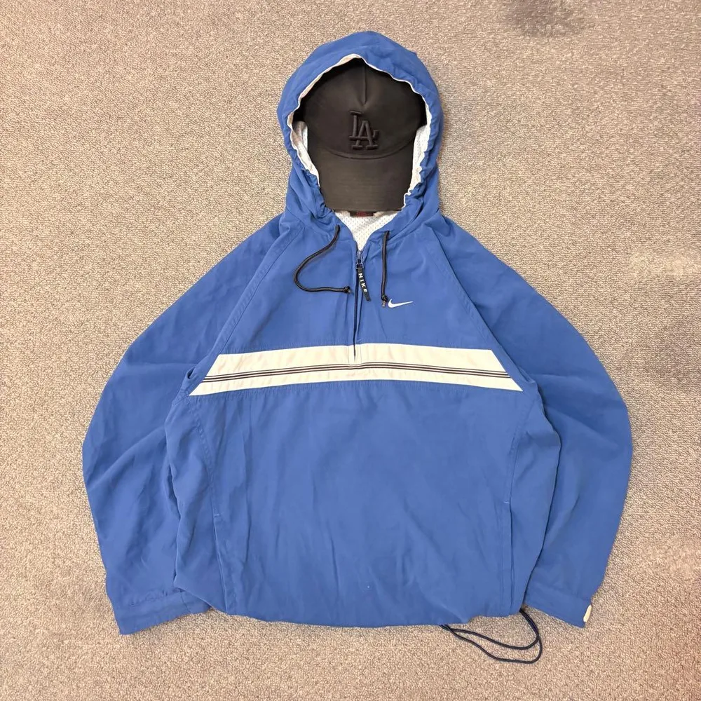 90sNIKE ナイロンジャケット 短丈 アノラックパーカー
