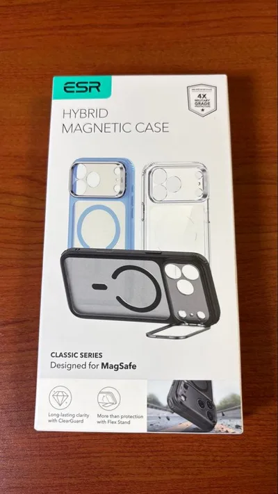 ESR iPhone 18 Pro ケースFlexスタンド(バーガンディ)