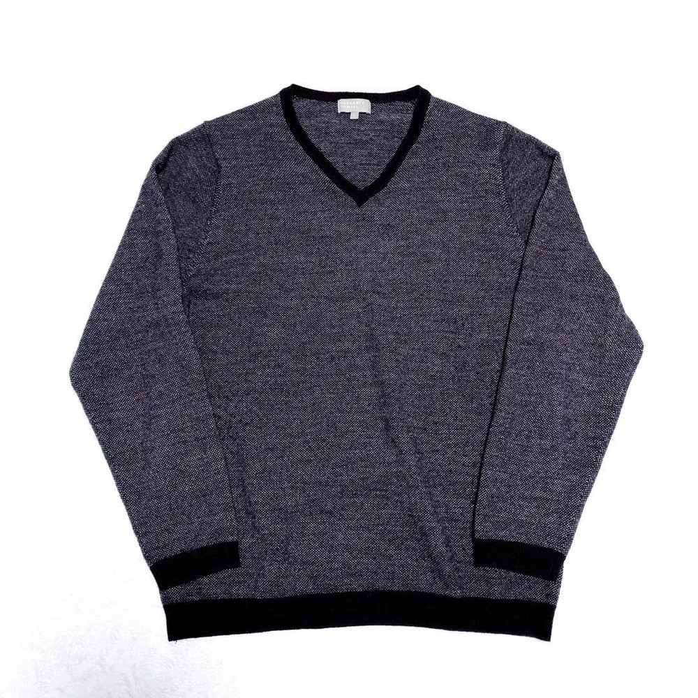 マーガレットハウエル ニット Vネック ウール カシミヤ L 日本製
