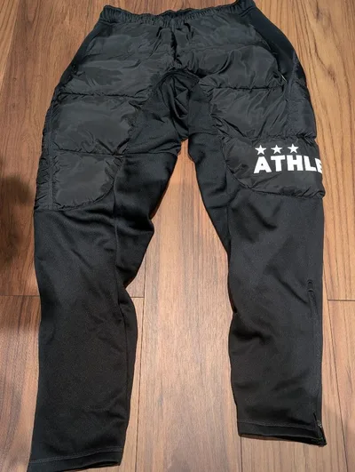 ATHLETA アスレタ 中綿入り ジャージパンツ ブラック M