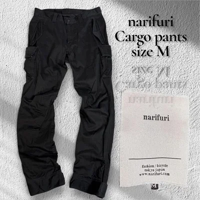 narifuri ナリフリ NF454 裏メッシュ カーゴパンツ ブラック M