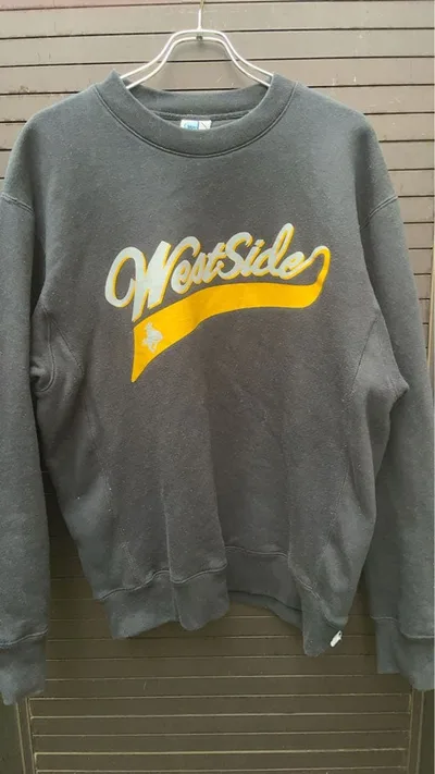 WESTSIDE ヘビーウエイト スウェット トレーナー ウエストサイド 黒