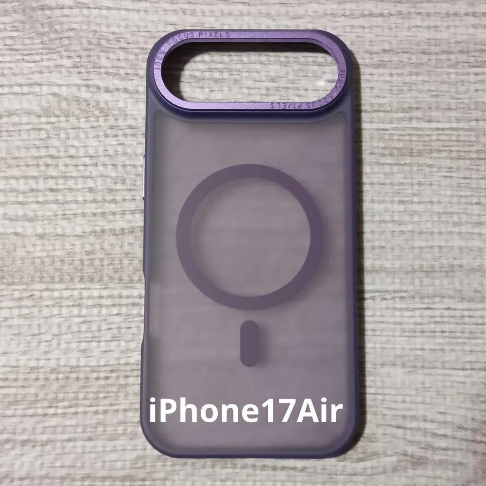 iPhone17Air ハードケース パープル ケース