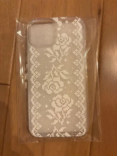レース ローズ スマホケース iphone15