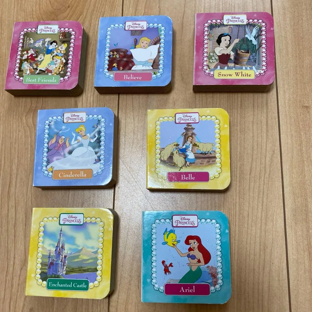 ディズニープリンセス ミニ英語絵本7冊セット