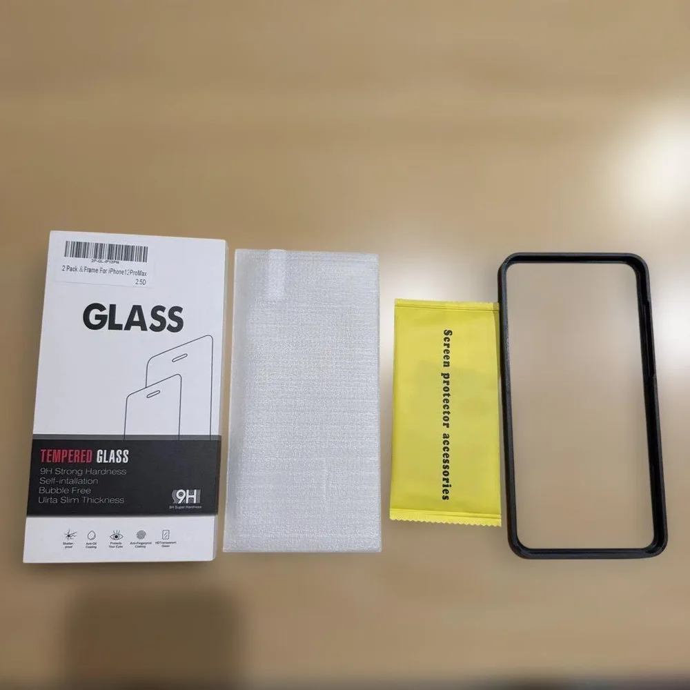 iPhone 12 Pro Max 強化ガラスフィルムセット 1枚