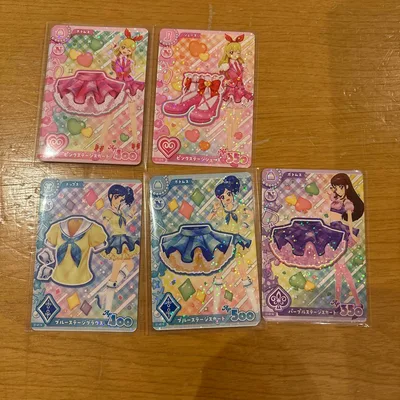 アイカツアンコール ステージ衣装 5枚セット