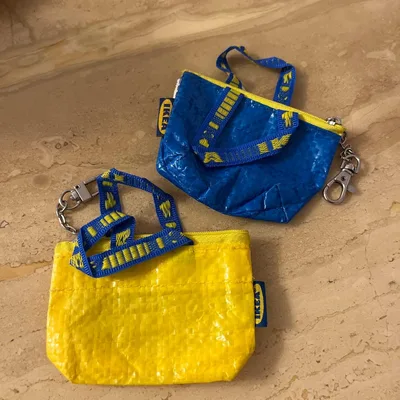IKEA ミニバッグ型 コインケース 2個セット