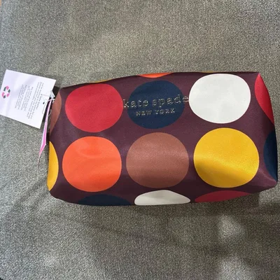 kate spade NEW YORK ドット柄ポーチ