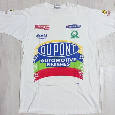【1997年物】NASCAR デュポン PEPSI レーシングTシャツ XL 白