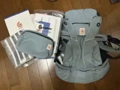 ergobaby OMNI Breeze 抱っこ紐 説明書付き ミストブルー