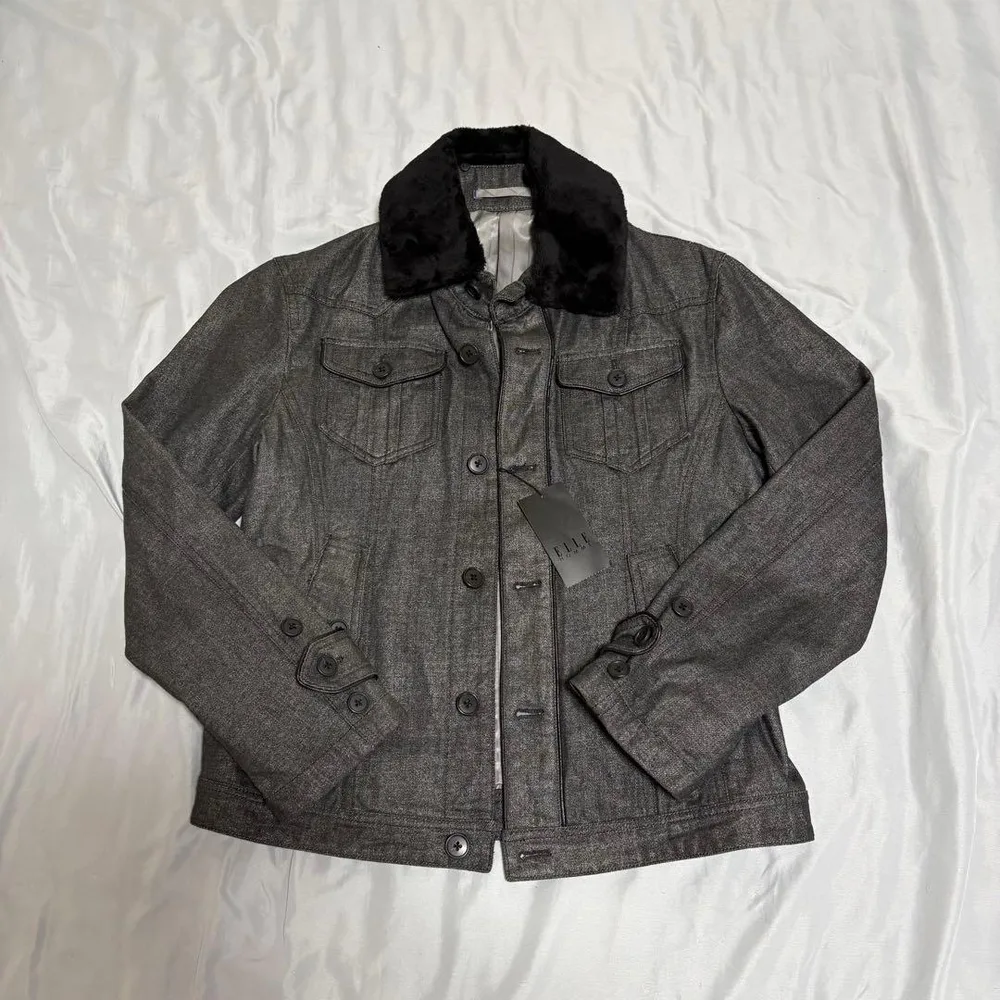 00s archive 2way coating denim jacket