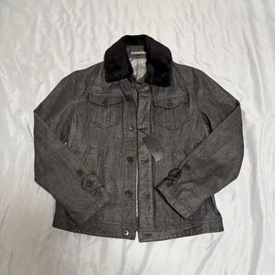 00s archive 2way coating denim jacket